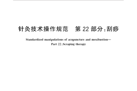 GB／T 21709.22-2013 针灸技术操作规范 第22部分：刮痧