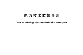 DLT1051-2007 电力技术监督导则
