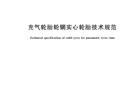GB／T 10824-2022 充气轮胎轮辋实心轮胎技术规范