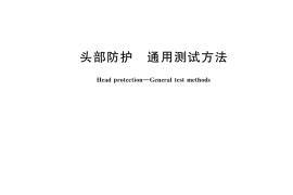 GB／T 2812-2024 头部防护 通用测试方法
