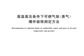 GB／T 42368-2023 高温高压条件下可燃气体（蒸气）爆炸极限测定方法