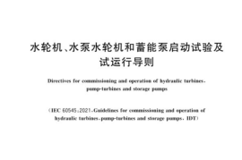 GBT 43595-2023 水轮机、水泵水轮机和蓄能泵启动试验及试运行导则
