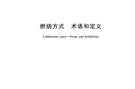 GB／T 37650-2019 燃烧方式术语和定义