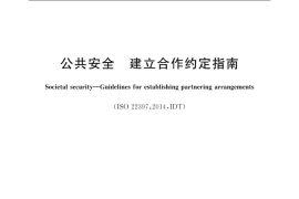 GB／T 38217-2019 公共安全 建立合作约定指南(1)