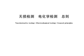 GB／T 38894-2020 无损检测 电化学检测 总则