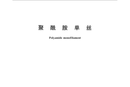 GB／T 21032-2007 聚酰胺单丝