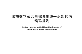 CJT 553-2024城市数字公共基础设施统一识别代码编码规则