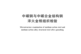 GB／T 38720-2020 中碳钢与中碳合金结构钢淬火金相组织检验(1)