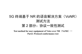 YDT 4552.2-2024 5G终端基于NR的语音解决方案（VoNR）测试方法 第2部分：协议一致性测试（无水印正式版）