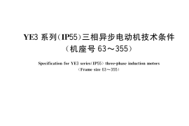 GB／T 28575-2020 YE3系列（IP55）三相异步电动机技术条件（机座号63～355）