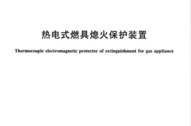 CJT30-2013 热电式燃具熄火保护装置