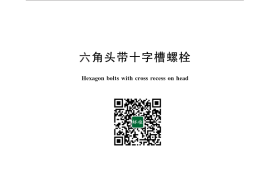 GB／T 29.2-2013 六角头带十字槽螺栓