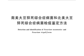 GB／T 31796-2015 南美大豆猝死综合症病菌和北美大豆猝死综合症病菌检疫鉴定方法