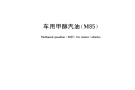 GB／T 23799-2021 车用甲醇汽油（M85）