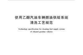 GB／T 25350-2010 使用乙醇汽油车辆燃油供给系统清洗工艺规范