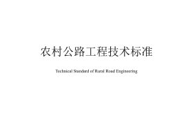 农村公路工程技术标准（征求意见稿2019）