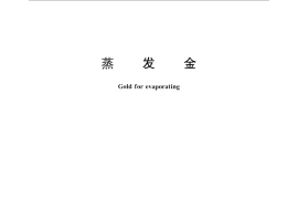 GB／T 26312-2010 蒸发金