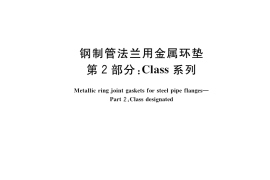 GB／T 9128.2-2023 钢制管法兰用金属环垫 第2部分：Class系列