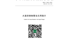 GB／T 13403-2023 大直径钢制管法兰用垫片(1)
