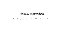 GB／T 20348-2006 中医基础理论术语(1)
