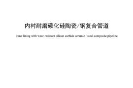 JCT 2846-2024 内衬耐磨碳化硅陶瓷 钢复合管道