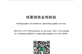GB／T 9441-2021 球墨铸铁金相检验