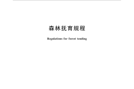 GB／T 15781-2015 森林抚育规程