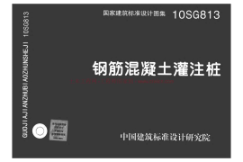 3 10SG813_钢筋混凝土灌注桩