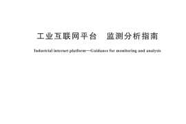 GB／T 44280-2024 工业互联网平台 监测分析指南