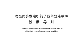 DLT1525-2016 隐极同步发电机转子匝间短路故障诊断导则