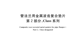GB／T 19066.2-2020 管法兰用金属波齿复合垫片 第2部分：Class系列