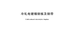 GB／T 2520-2017 冷轧电镀锡钢板及钢带