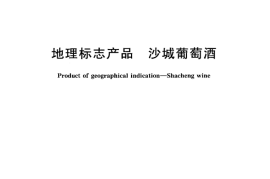 GB／T 19265-2008 地理标志产品 沙城葡萄酒(1)