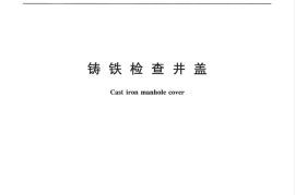 CJT511-2017 铸铁检查井盖