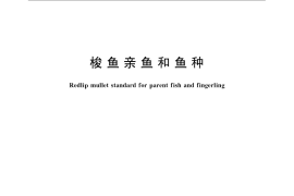 GB／T 16871-2008 梭鱼亲鱼和鱼种