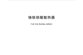 GBT 19913-2018 铸铁供暖散热器