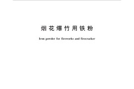 GB／T 26198-2010 烟花爆竹用铁粉