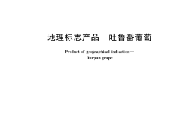 GB／T 19585-2008 地理标志产品 吐鲁番葡萄