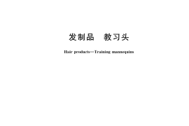 GB／T 23169-2019 发制品 教习头