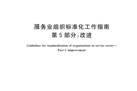 GB／T 24421.5-2023 服务业组织标准化工作指南 第5部分：改进