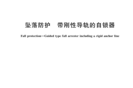 GB 24542-2023 坠落防护 带刚性导轨的自锁器