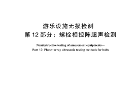 GB／T 34370.12-2024 游乐设施无损检测 第12部分：螺栓相控阵超声检测