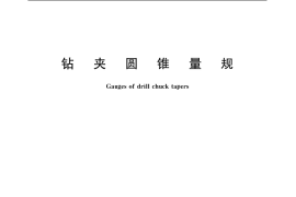 GB／T 11855-2003 钻夹圆锥量规