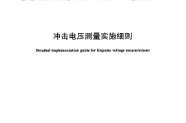 DLT992-2006 冲击电压测量实施细则