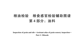 GB／T 22504.4-2024 粮油检验 粮食感官检验辅助图谱 第4部分：油料