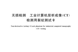 GB／T 37121-2018 无损检测 工业计算机层析成像（CT）检测用裂纹测试卡