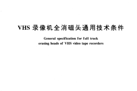GB／T 15858-1995 VHS录像机全消磁头通用技术条件
