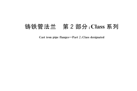 GB／T 17241.2-2024 铸铁管法兰 第2部分：Class系列