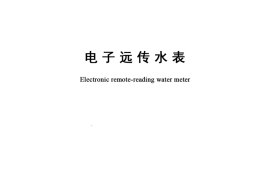 CJT224-2012 电子远传水表