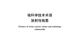 GB／T 4960.4-1996 核科学技术术语 放射性核素